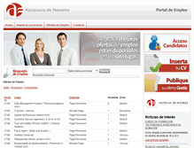 Tablet Screenshot of portaldeempleo.azuqueca.es